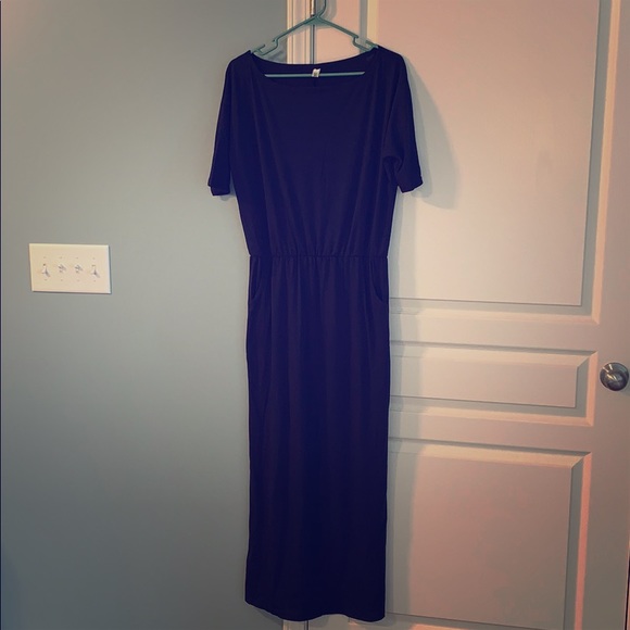 Navy maxi dress - Picture 1 of 5